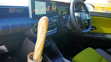 Renault 5 E-Tech Iconic Five long-termer - baguette holder
